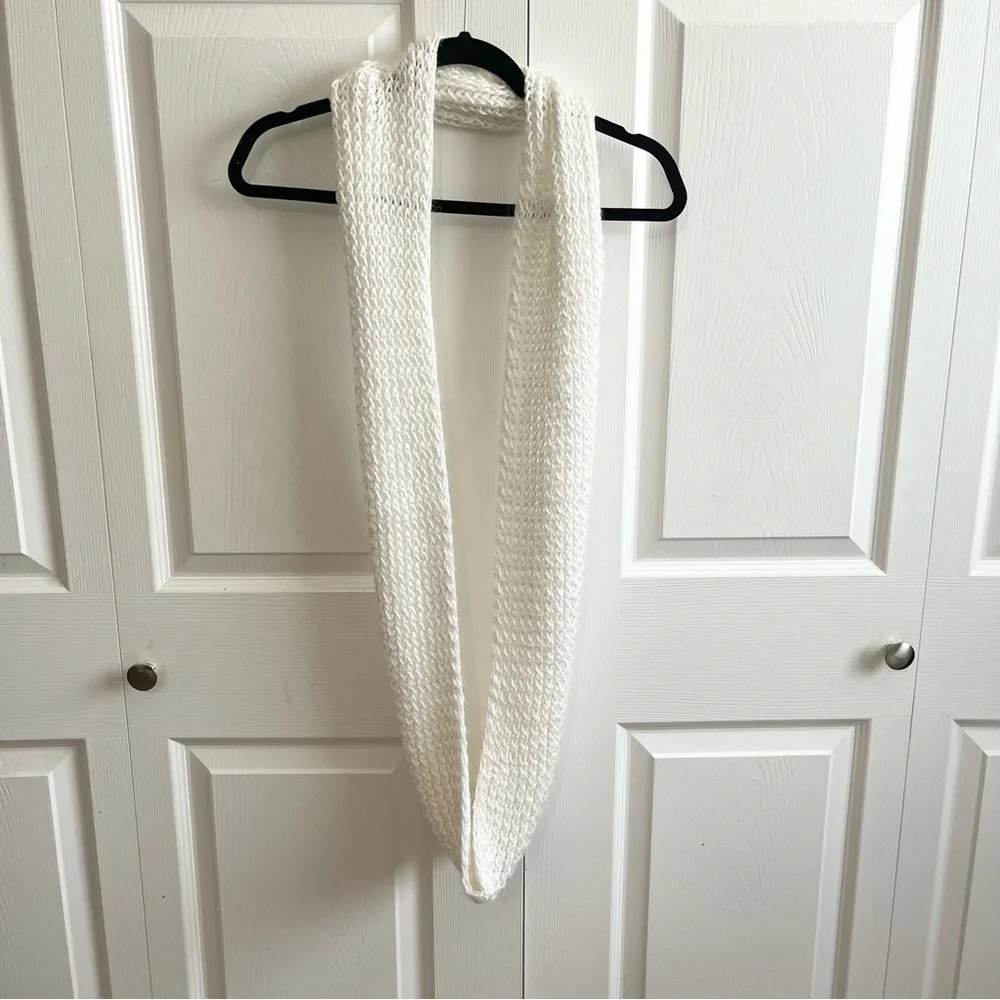 5 for $25! White Infinity Scarf